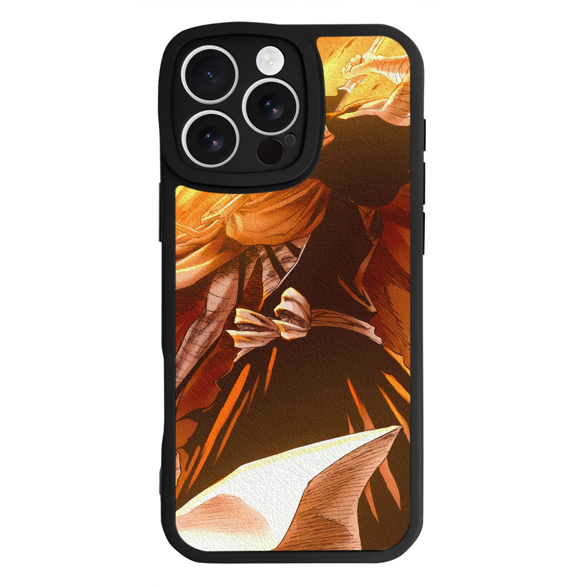 （画像用） ブリーチ BLEACH 【iPhone 16シリーズ対応】シリコンスマホケース（レザー調） 材質：シリコン